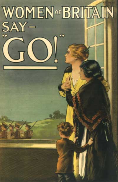 British recruiting poster for World War I, 1915